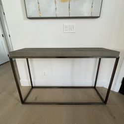 Restoration Hardware Nicholas Oak 48” Console Table