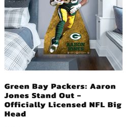 Aaron Jones Greenbay Packers Cardboard Stand Out 