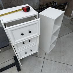 White 3-Drawer Dresser – Modern & Clean – Excellent Condition