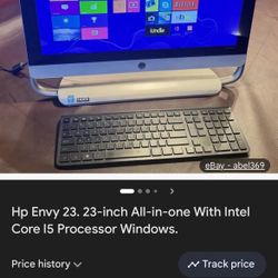 HP Envy 23d027c Touchscreen Desktop Computer 