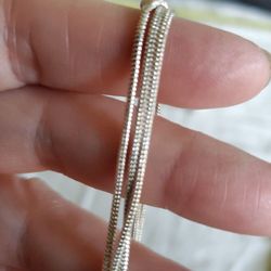 Sterling silver chain 17.5"