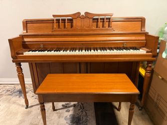 Piano with Bench