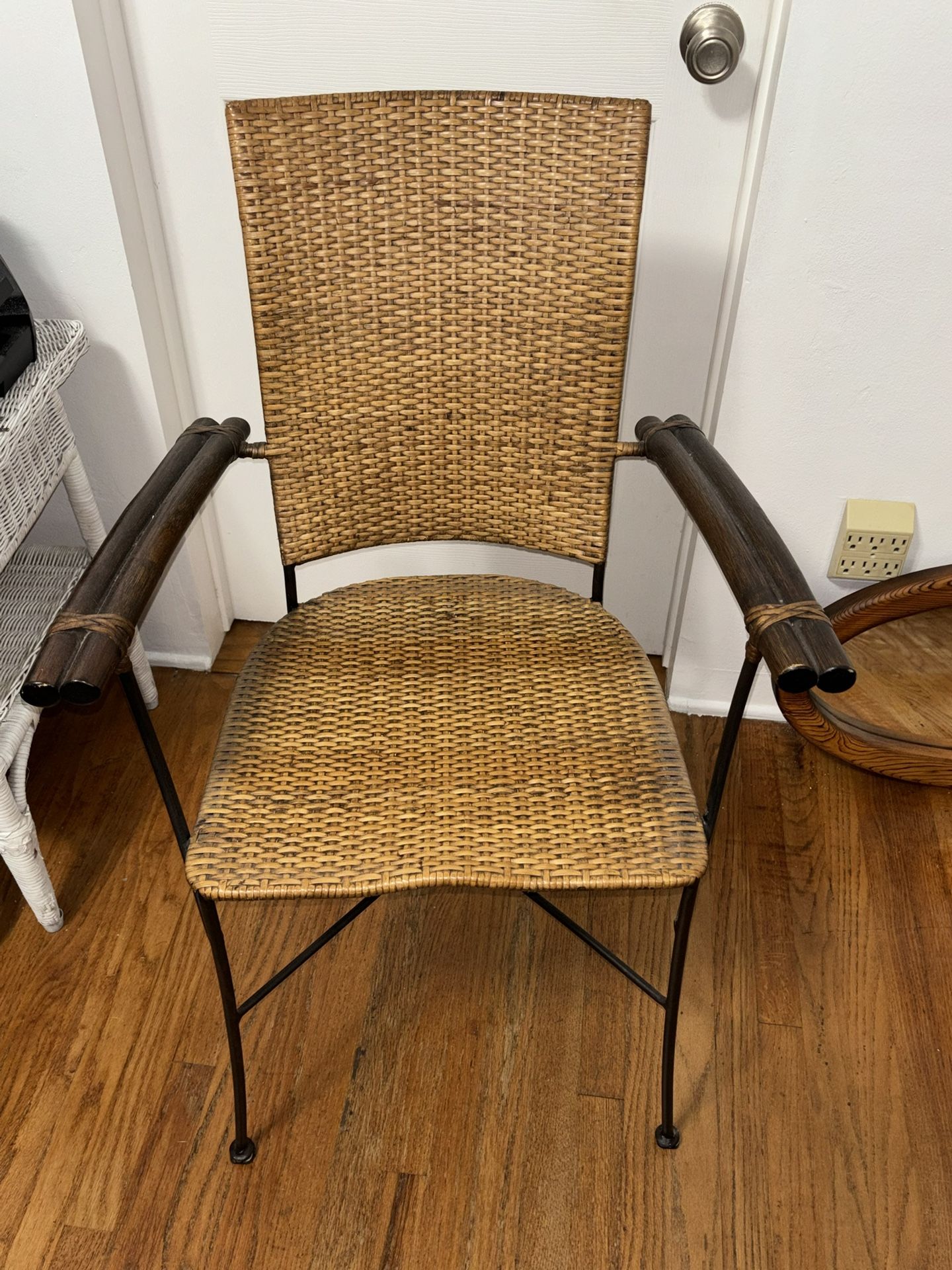 Woven Bamboo Style Chair