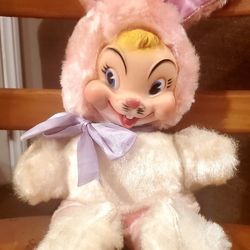 Vintage Plush My Toy Co Rubber Face