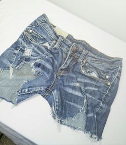 Distressed Floral Denim Shorts | Y2K Summer Festival Shorts | W25