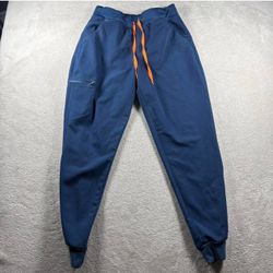 Figs Pants Scrubs Women’s Medium Blue Joggers Technical Collection #922