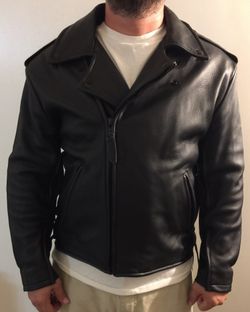 motorcycle deerskin leather jacket