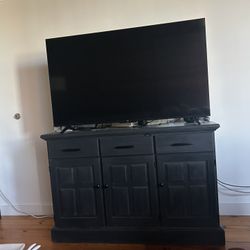 Blue TV stand
