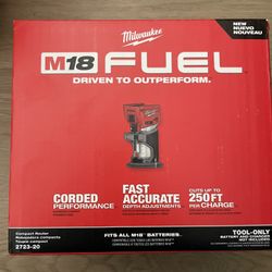 M18 FUEL 18V Lithium-Ion Brushless Cordless Compact Router (Tool-Only) 