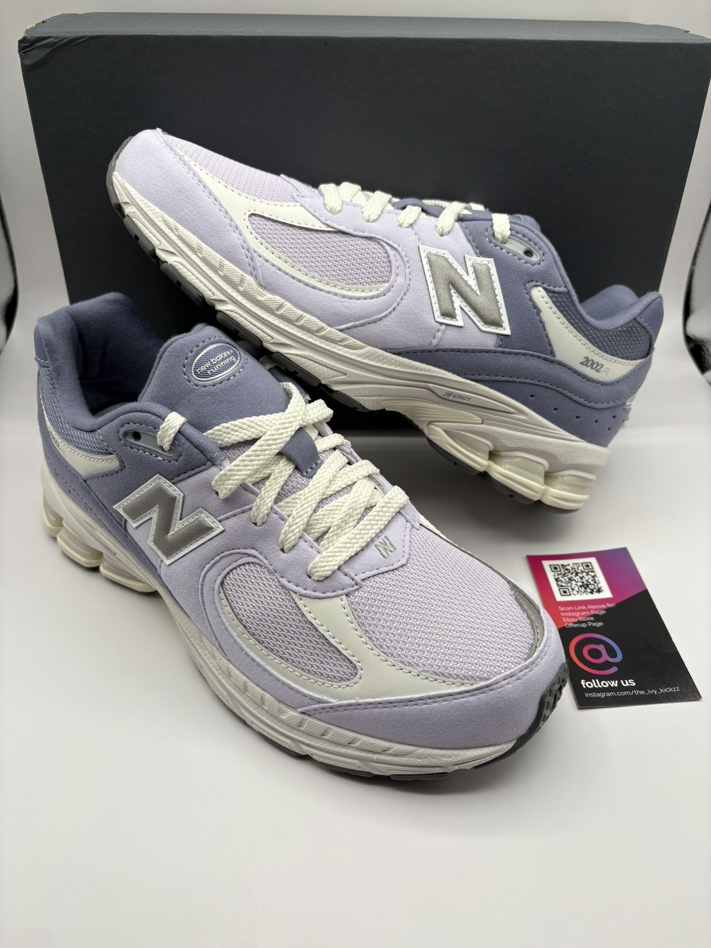 New Balance 2002 Shoes Sneakers Purple Violet Big Kids Size 7Y