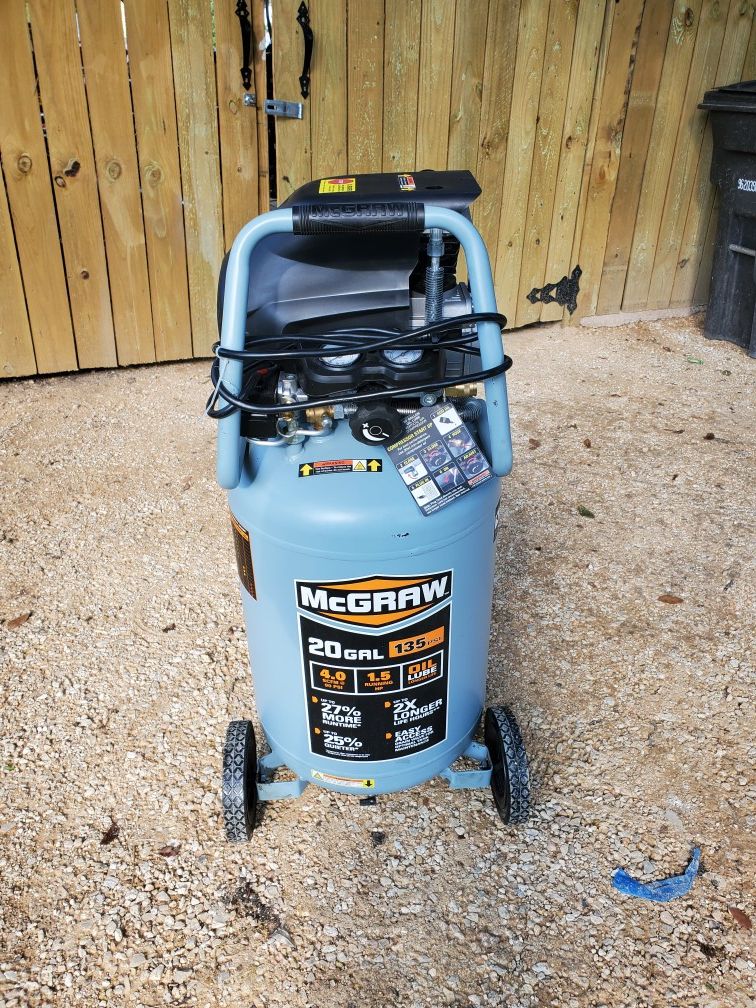 Compressor mcgraw 20 gal