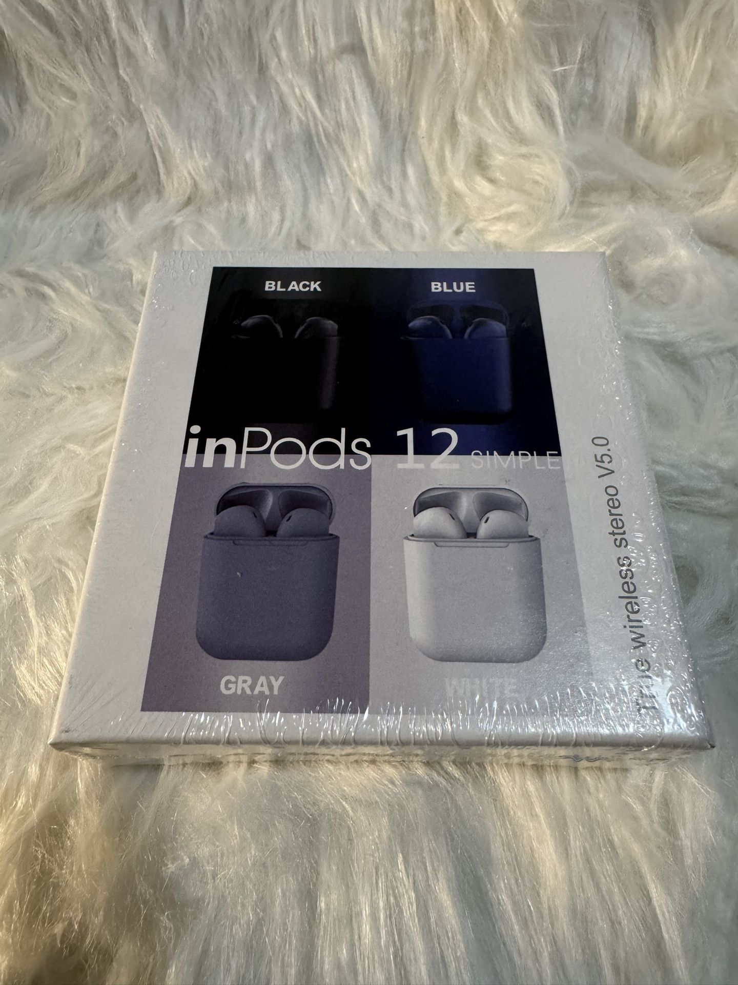 InPods 12 Simple True Wireless Stereo Earbuds V5.0 Pro for iPhone Android 