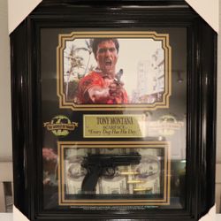 Scarface Tony Montana Every Dog Has His Days Collectible Frame