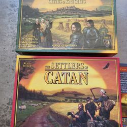 The Settlers Of Catan (Open Box) And Cities And Knights (Sealed) Expansion Pack Board Games