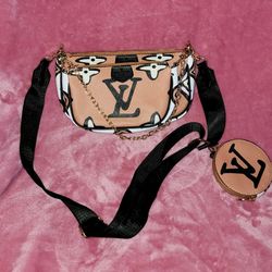 Large Print Crossbody Bag