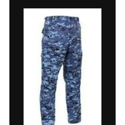 🟦⬛Digital Blue Camouflage Tactical Trouser pants. (Men's)🟦⬛