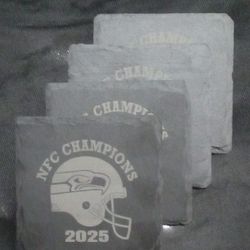 SEATTLE SEAHAWKS NFC CHAMPIONS 2025 COASTERS!
