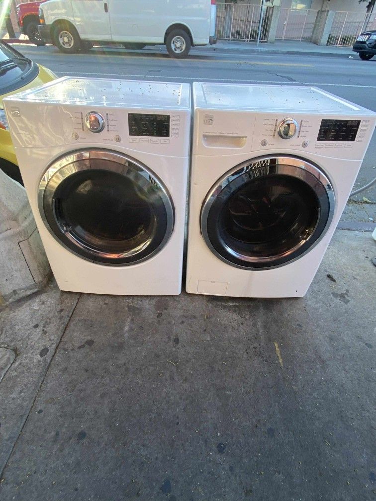 SET WASHER AND DRYER KENMORE WHITE ➡️SIDE BY SIDE - STACKABLE ⬅️ ✅️ FREE DELIVERY AND INSTALLATION ✅️