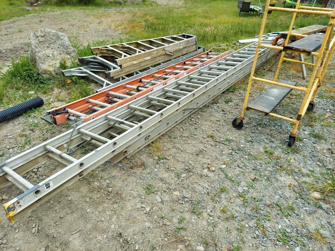 Ladders Scaffolding 40' 35' 30' 25' 15' 12' 10'