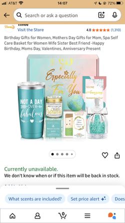 Fabulous Spa Gift Set for Her - Tumbler Candle Bath Bomb Soap