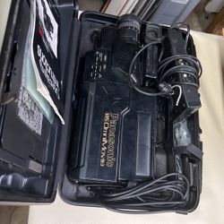 Panasonic VHS Omnimovie With Case No Battery 