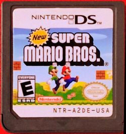 New Super Mario Bros Nintendo DS Original Game Cartridge Authentic NTR-A2DE-USA Platform Adventure Classic Handheld Video Game