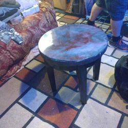 Epoxy end Table