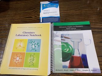 Chemistry lab notebook and manual