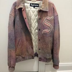 Supreme Limited Addition Leather Multicolor Jacket