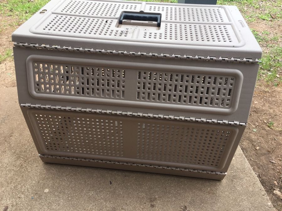 Nylabone Collapsible Fold Away Dog Crate Pet Carrier X Large 27x20x19