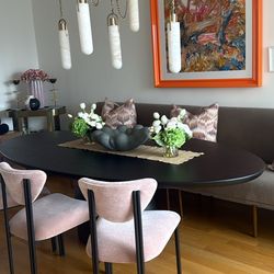 Arhaus Perth Oval 8ft dining table