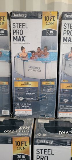 10'x30" Bestway Pool with Filter & Pump, New