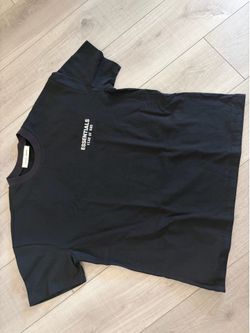 Black Essentials T Shirt Size M