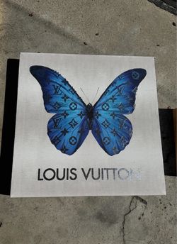 LV Butterfly Luxury Wall Art