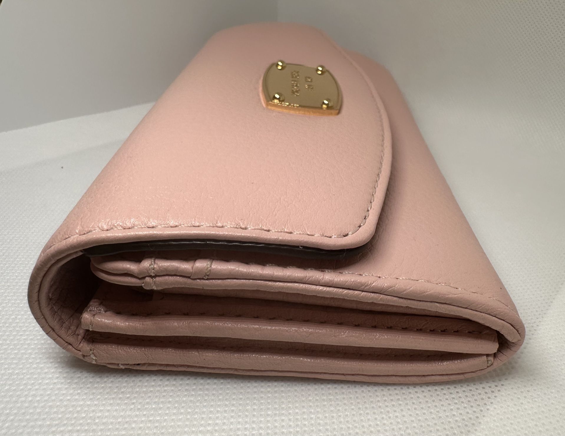 Michael Kors Leather Wallet Jet Set Travel Ballet (Pink)