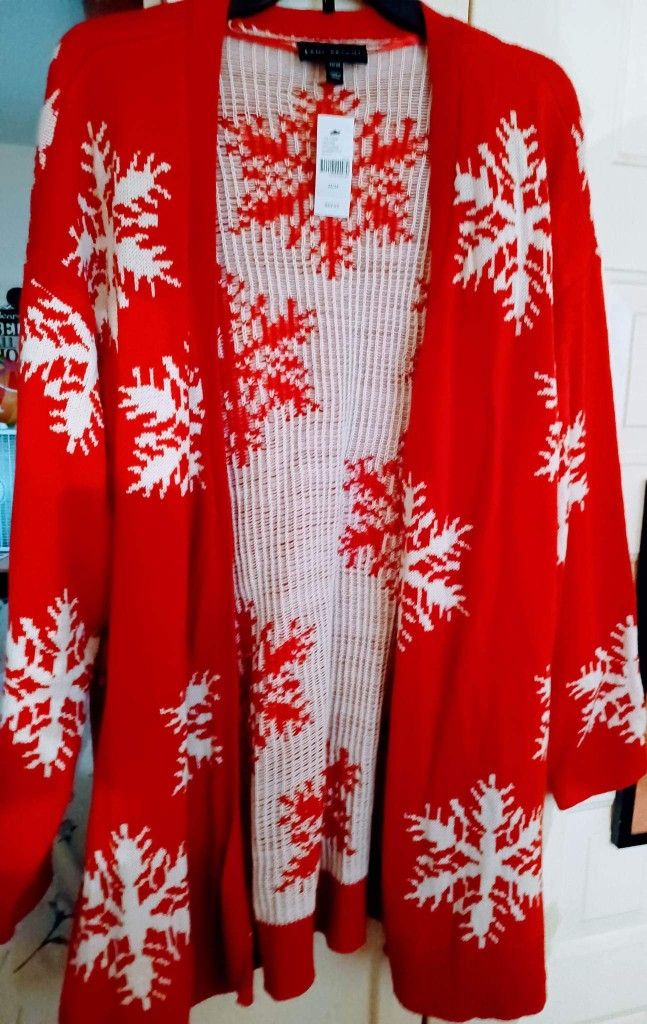 Brand New Ladies 22-24 Cardigan Sweater