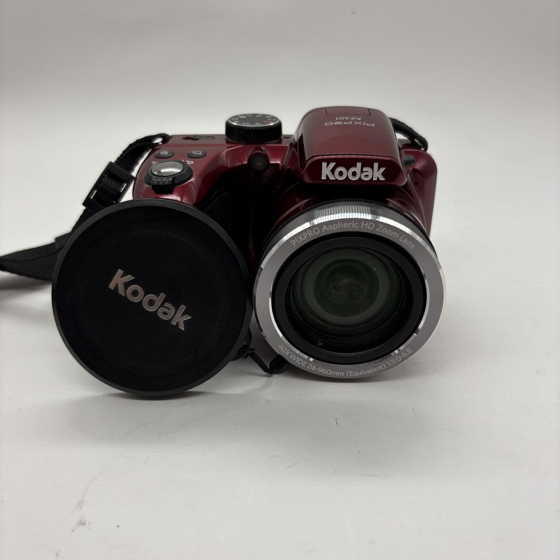 Kodak AZ401RD PIXPRO Digital Camera with 16 Megapixels and 40x Optical Zoom -Red