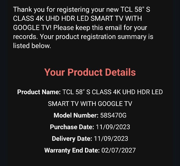 TCL 58 