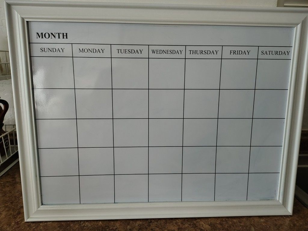 Wall Calendar 📆 Dry Erase