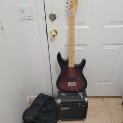 Electric Guitar And Amplifier