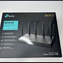 TP-Link Archer BE6500 Dual-Band Wi-Fi 7 Router (BRAND NEW)