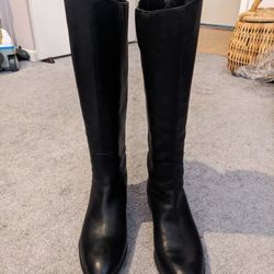 Sam Edelman "Penny" Knee High Riding Boots -Wide Calf - Size 8
