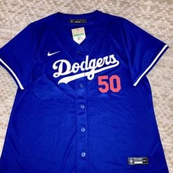 NIKE Women’s Authentic MLB LA Dodgers Mookie Betts Royal Blue Jersey