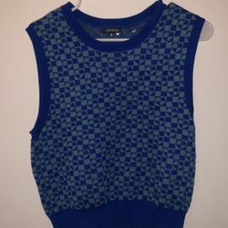 cute blue vest