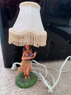 Hawaii Hula Girl Novelty Table Lamp