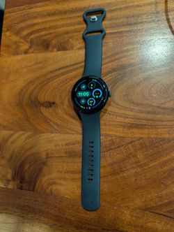 Google Pixel Watch 3 - 45mm Matte Black Wi-Fi with Charger, Works Great