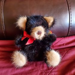 Rare bear outlet mink teddy bear