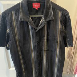 Supreme Button Up Shirt (Size Medium)