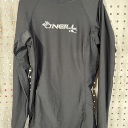 NWOT size M O'Neill Child Hybrid UPF 50+ Long Sleeve Rash Guard