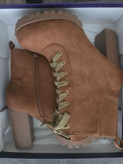 Cognac Ankle Boots (size 10)